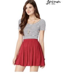 Aeropostale Red Skirt