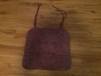 Chair Cushion  Works On Kitchen Chair Or Rocking Chair Seat Lilac 