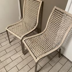 2 Quality Patio Chairs 
