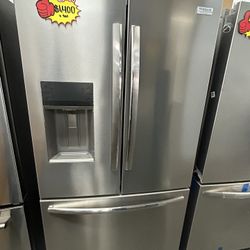 FRIGIDAIRE GALLERY FRENCH DOOR REFRIGERATOR STAINLESS STEEL BRAND NEW OPEN BOX!!!!28’ Cuft Capacity 