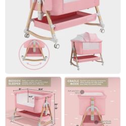 HARPPA- Pink Bassinet 