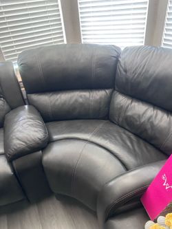 Costco power leather recliner