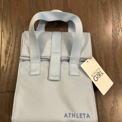 New - ATHLETA Limitless insulated lunch bag, light blue