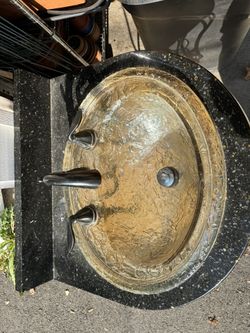 Hand made sink