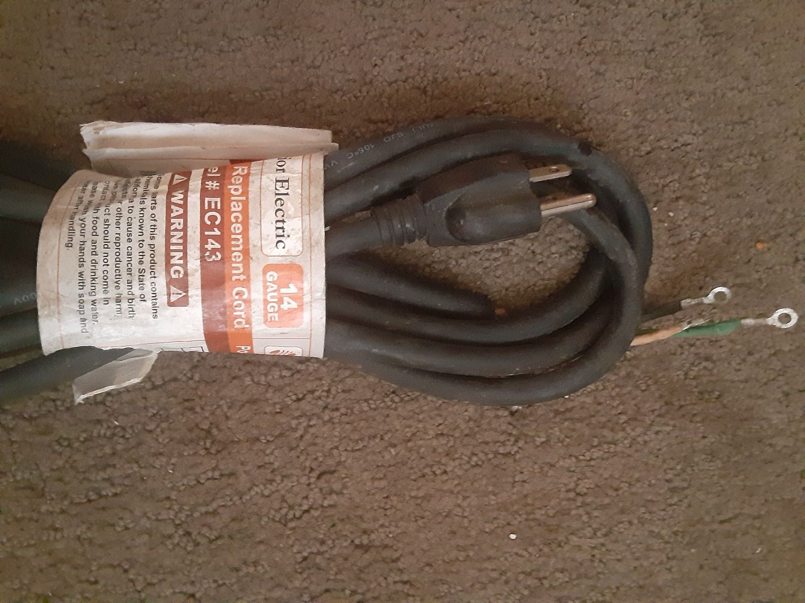 Power tool replacement cord