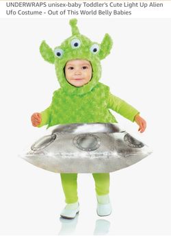 2-4T Toddler Alien Costume