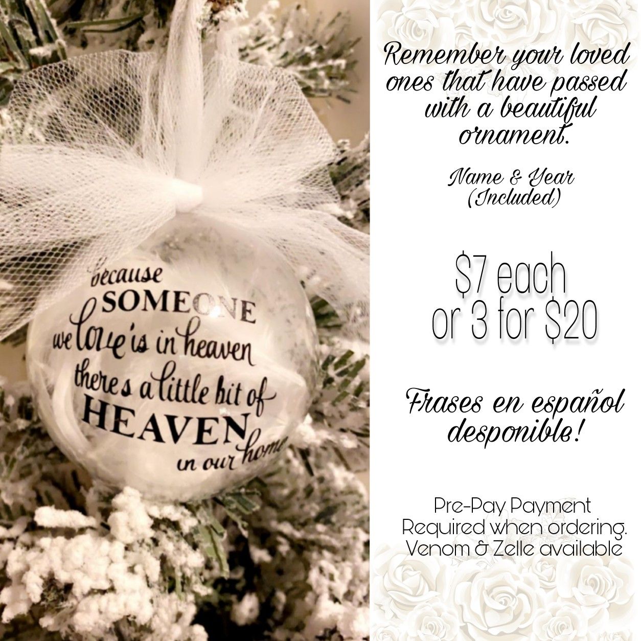 Memorial ornament🥀