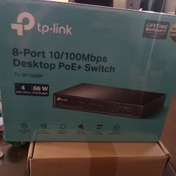 tp link 8-port desktop poe + switch