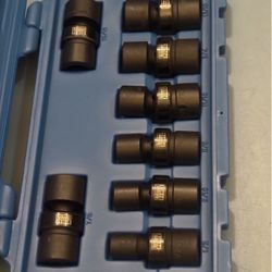 Cornwell Tools CBPIU3 - 8 Piece 1/2" Drive Cornwell® bluePOWER® SAE Power Universal Socket