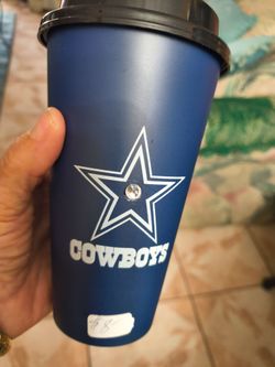 New 17oz Cowboys tumbler ready to go mpu serious buyers don't deliver cash only