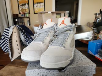 Air Jordan 5 Retro SE Craft "White" FD9222-100 – Barely Worn, Size US 12