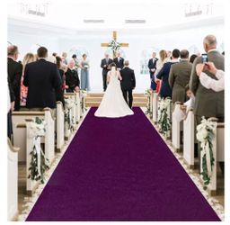 Purple Aisle Runner for Wedding Ceremony 4.5 x15Ft Velvet Aisle Runner Decor Wedding Runway Rug Prom Aisle Wedding Rug for Party Wedding Floor Runner
