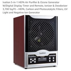 Ivation Air Purifier New Without Box 