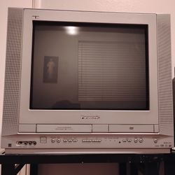 20 Inch Panasonic Triple Play Crt DVD/VCR Combo