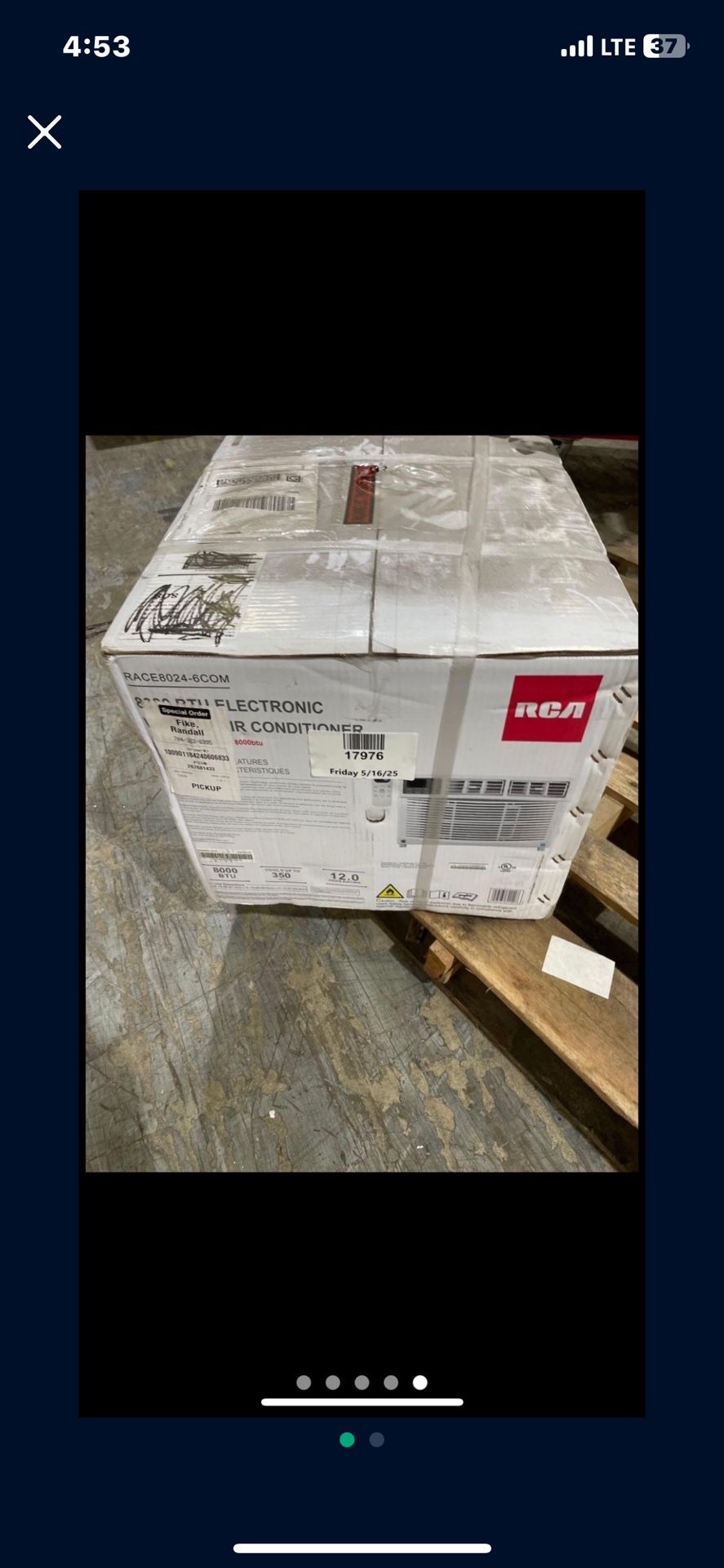 RCA 8000 Btu Air Conditioner