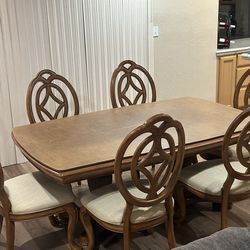 6-8 Seating Dining Table- Pecan Wood
