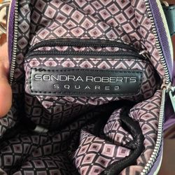 Sondra Roberts Satin Nylon Convertible Backpack