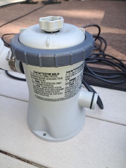 Intex Krystal Clear Pool Pump adn Filter 601 - for Sale in