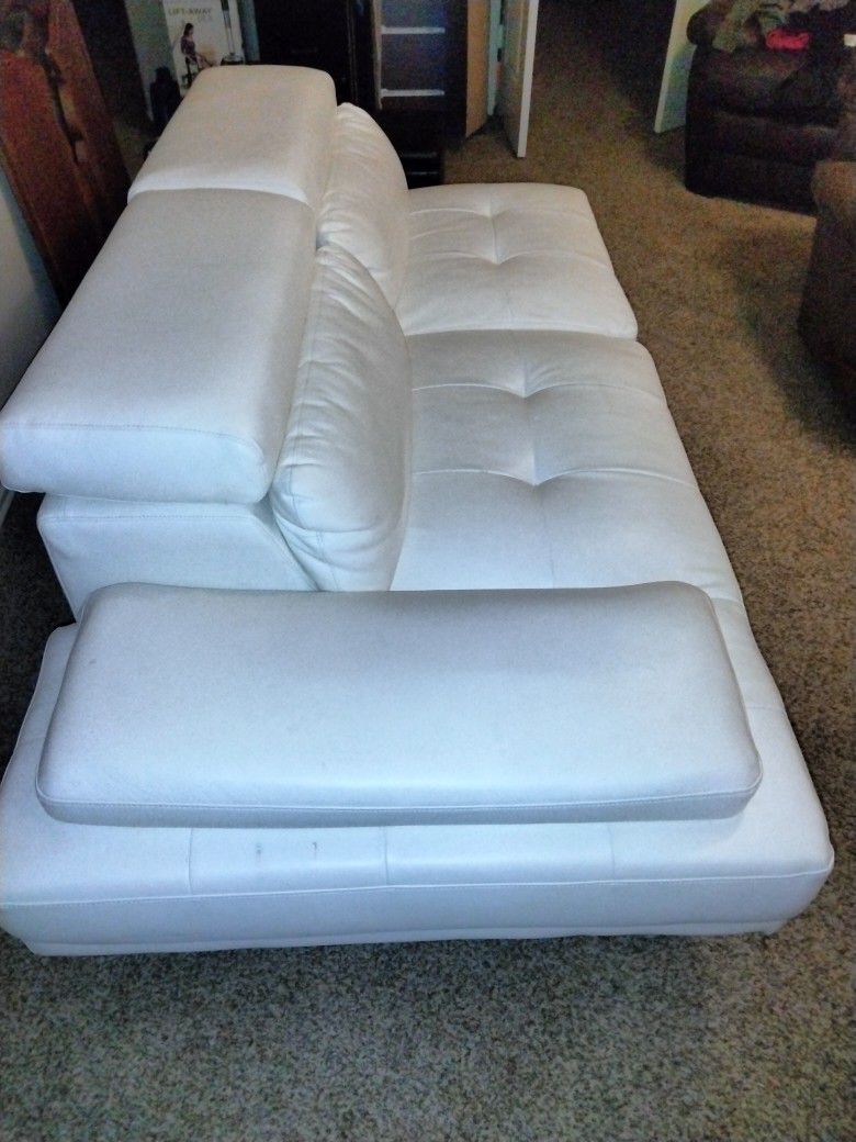 White Couch Set 