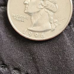 1996 P Quarter Errors Set Of 3 Coins