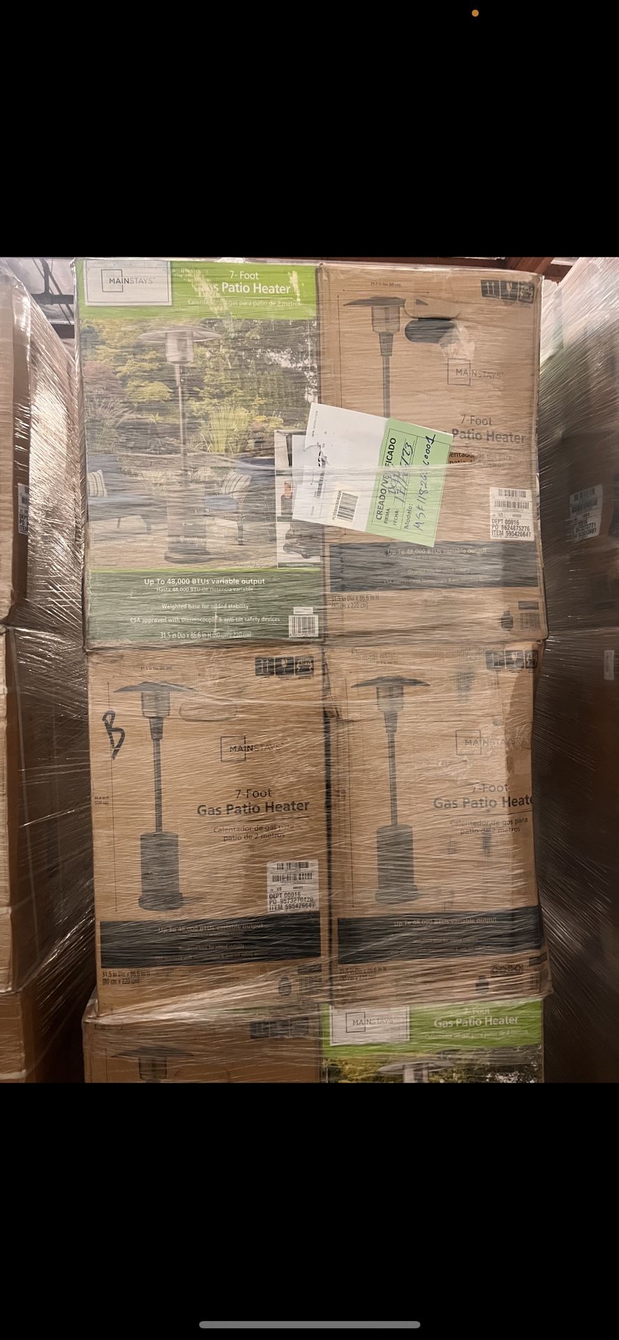 Patio Heater 48000btu Mainstay