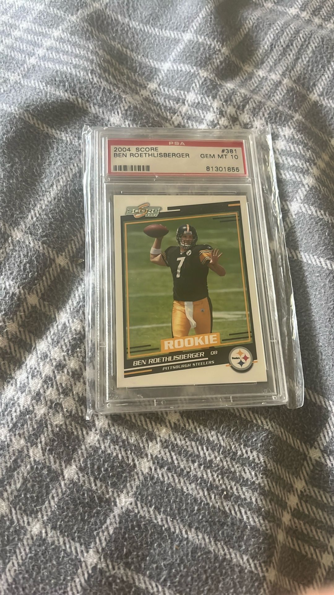 Big Ben PSA 10 Rookie Card