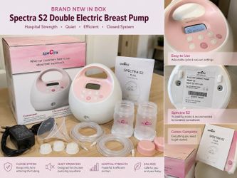 NEW Spectra S2 Plus Double Electric Breast Pump – Complete in Box