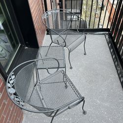 Patio Chairs and Small Table Set