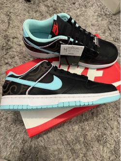 Nike Dunk Low Barber Shop Black men’s size 9