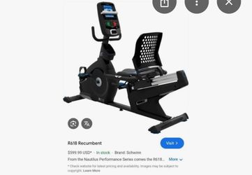 Nautilus r618 recumbent bike