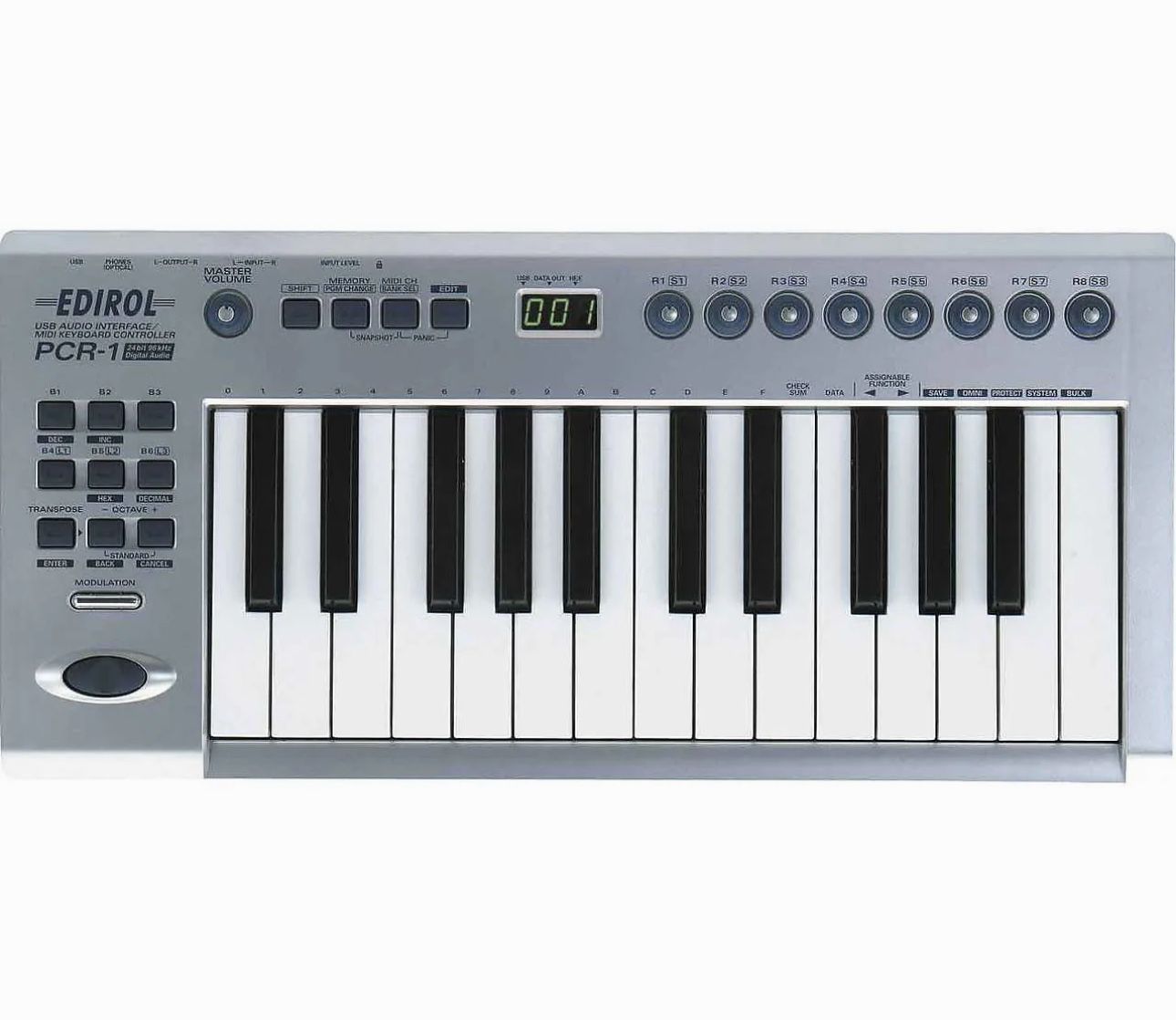 Roland Edirol PCR-1 USB Audio Interface / MIDI Keyboard Controller