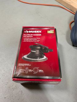 Husky 6 in. Low Vibration Palm Sander – Used
