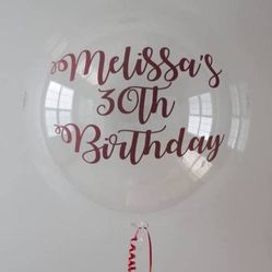 Personalized BalloonS