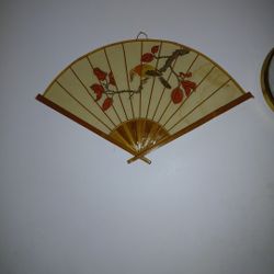 Estate Sales-Asian Wall Hanging Fan