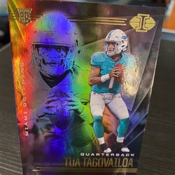 TUA TAGOVAILOA 2020 PANINI ILLUSIONS ROOKIE CARD SP DOLPHINS RC #6