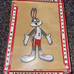 Warner Bros. Acme Toy 1994 Bugs Bunny Interchangeable Puzzle Vintage Classic WB.