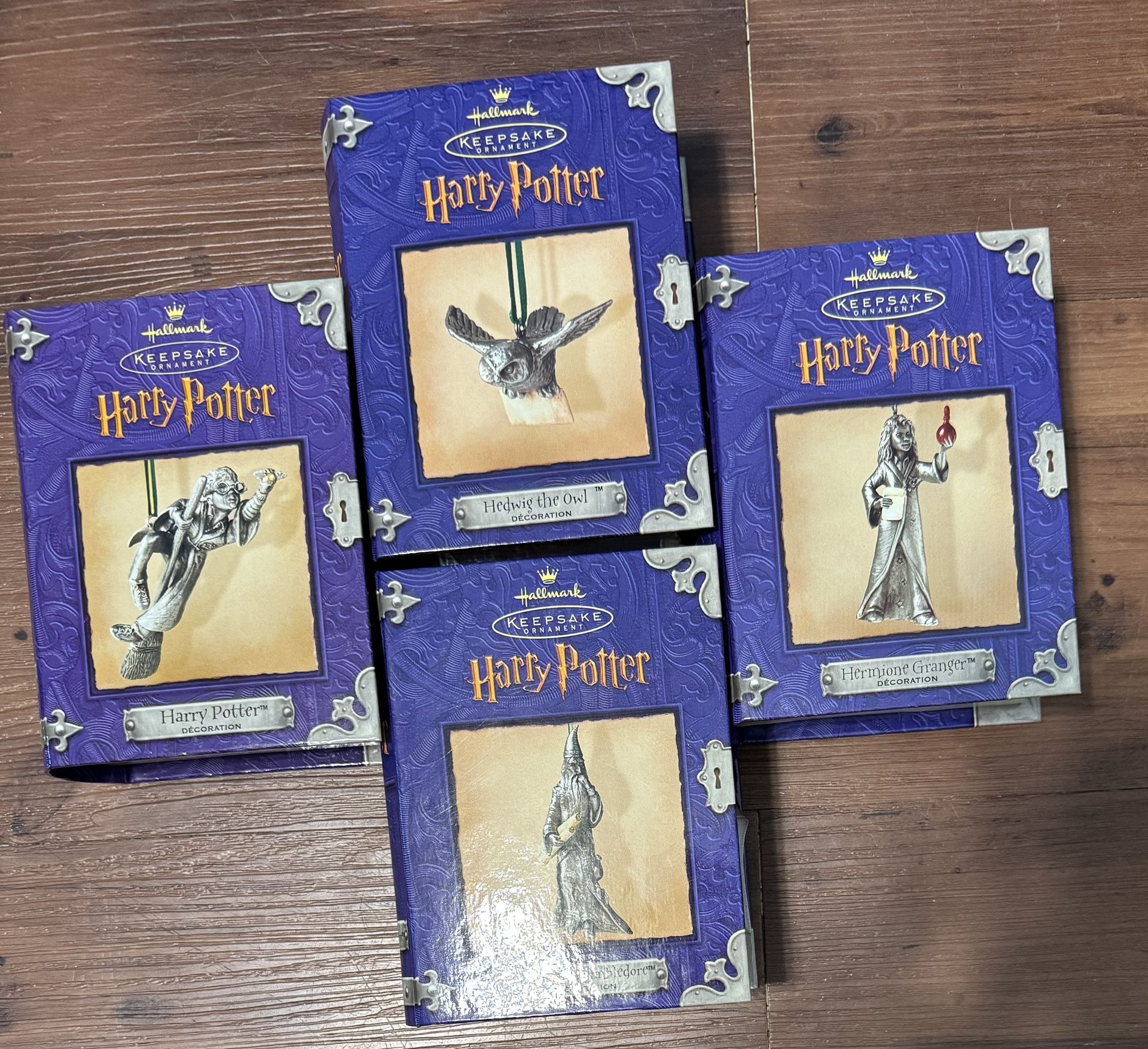Harry Potter Pewter ornaments