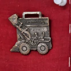 Caterpillar Cat 992 944 966 945 Wheel Loader Pocket Watch Fob Advertising FOLEY MACHINERY COMPNAY Manufactured by Leavens Manufacturing Co