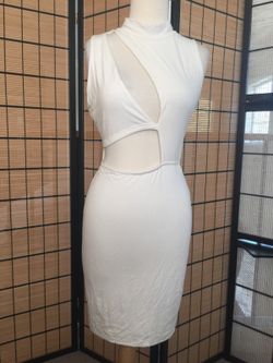 White sexy dress