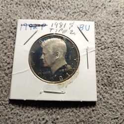 Half Dollar:  1981 S, Type 2