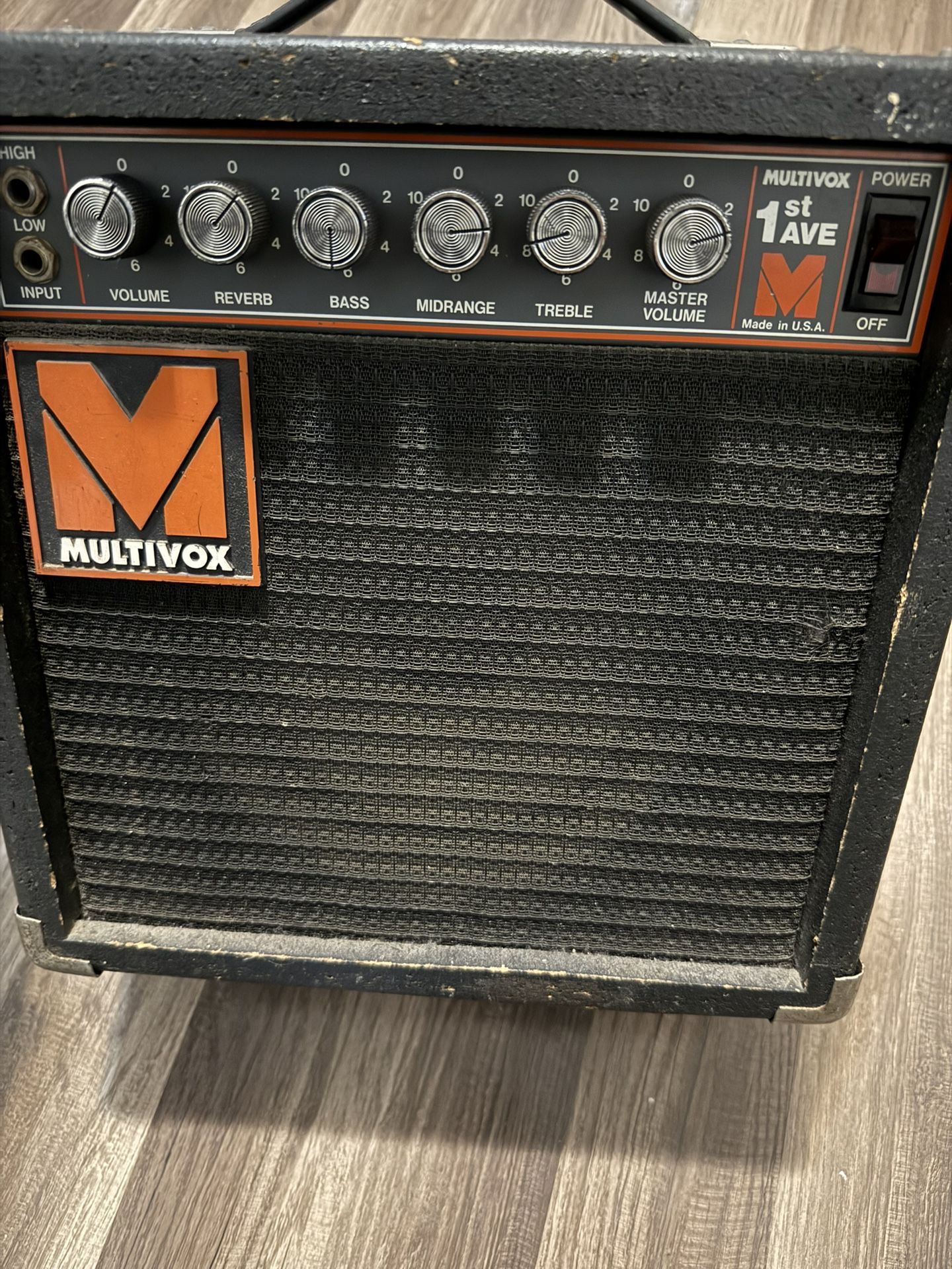 Vintage Guitar Amplifier Multivox 1st Ave 80’s