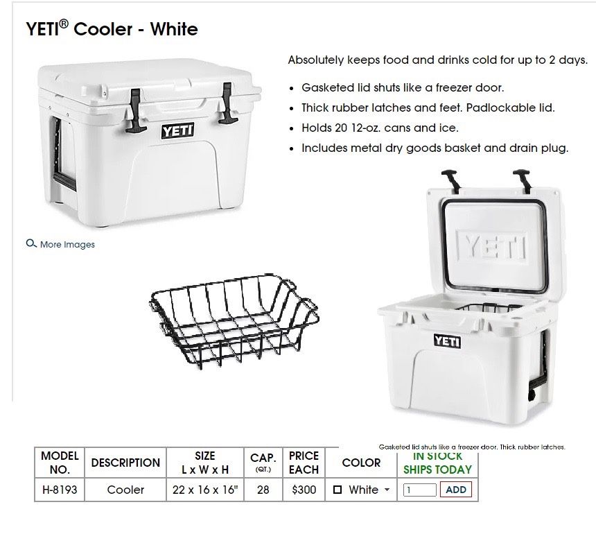 Yeti Cooler