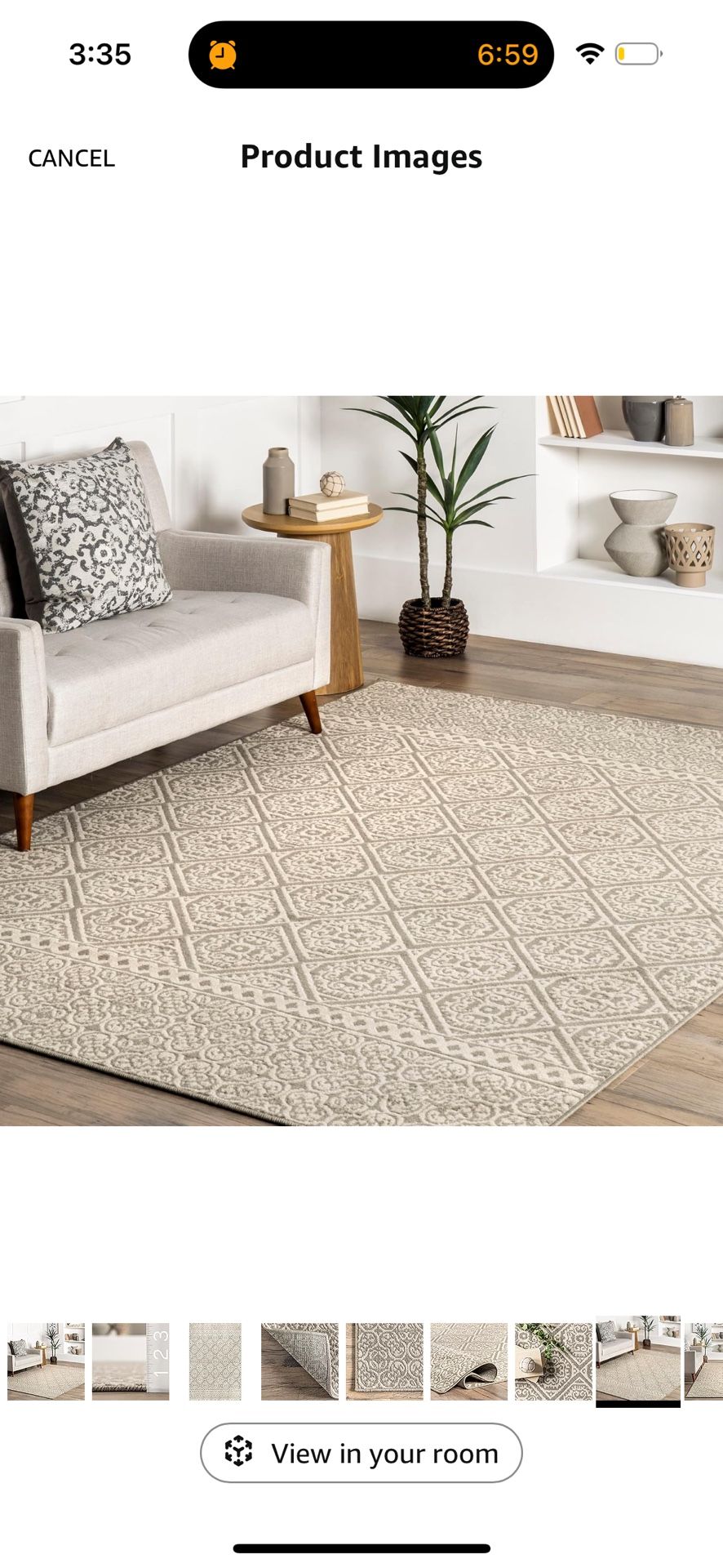8x10 NuLOOM Grey Area Rug