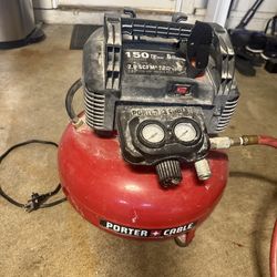 Porter-Cable 6 Gal.​ 150 PSI Portable Electric Pancake Air Compressor