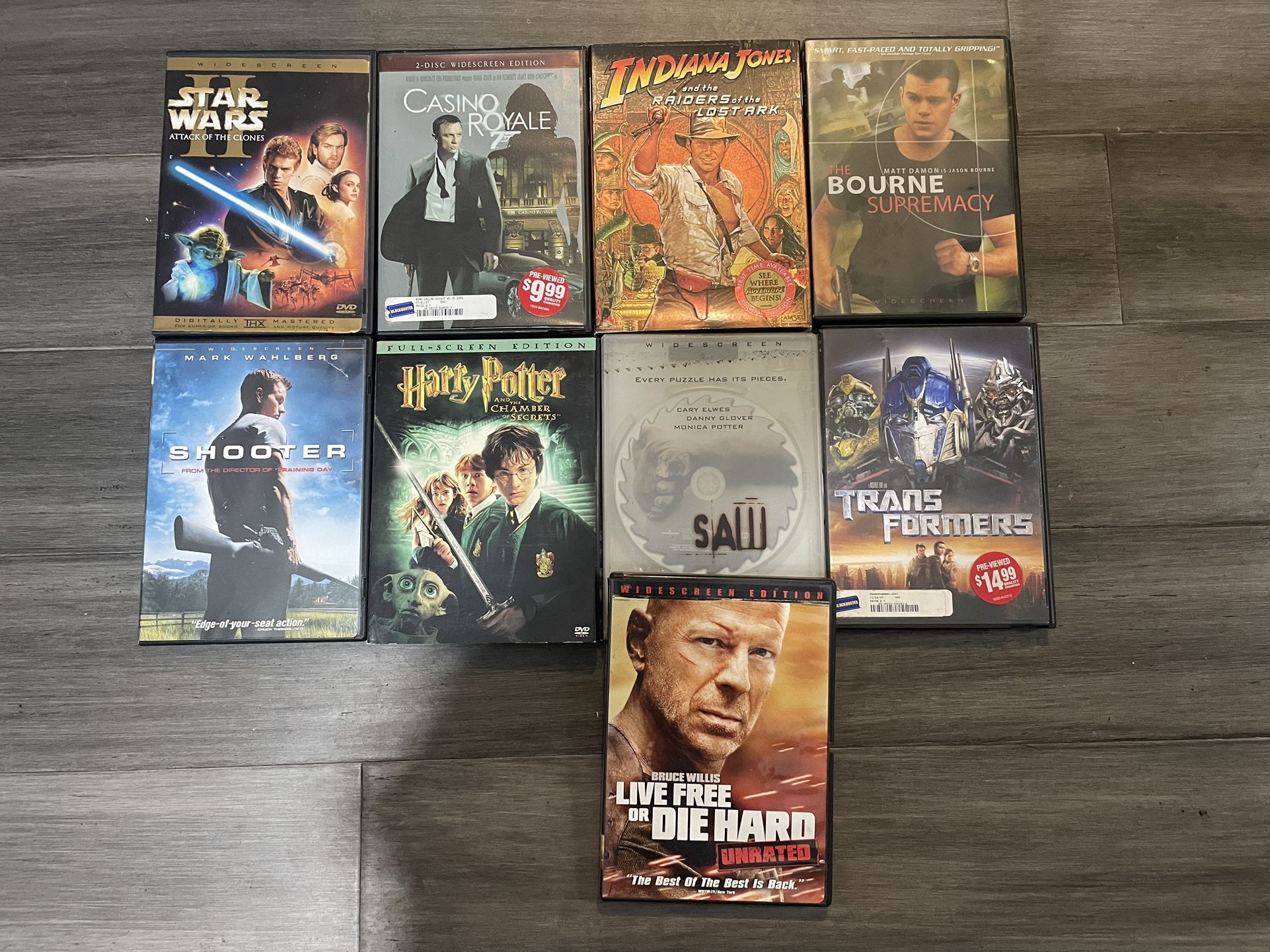 $1 Each Or $10 For All DVD Movies