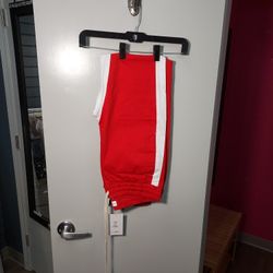 Red And Black Nova Joggers Size