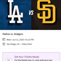 Padres Vs Dodgers 