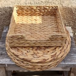 Water Hyacinth Placemats and Tray Set