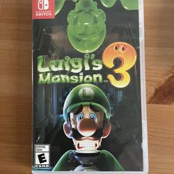 Nintendo Switch Luigi Mansion 3 