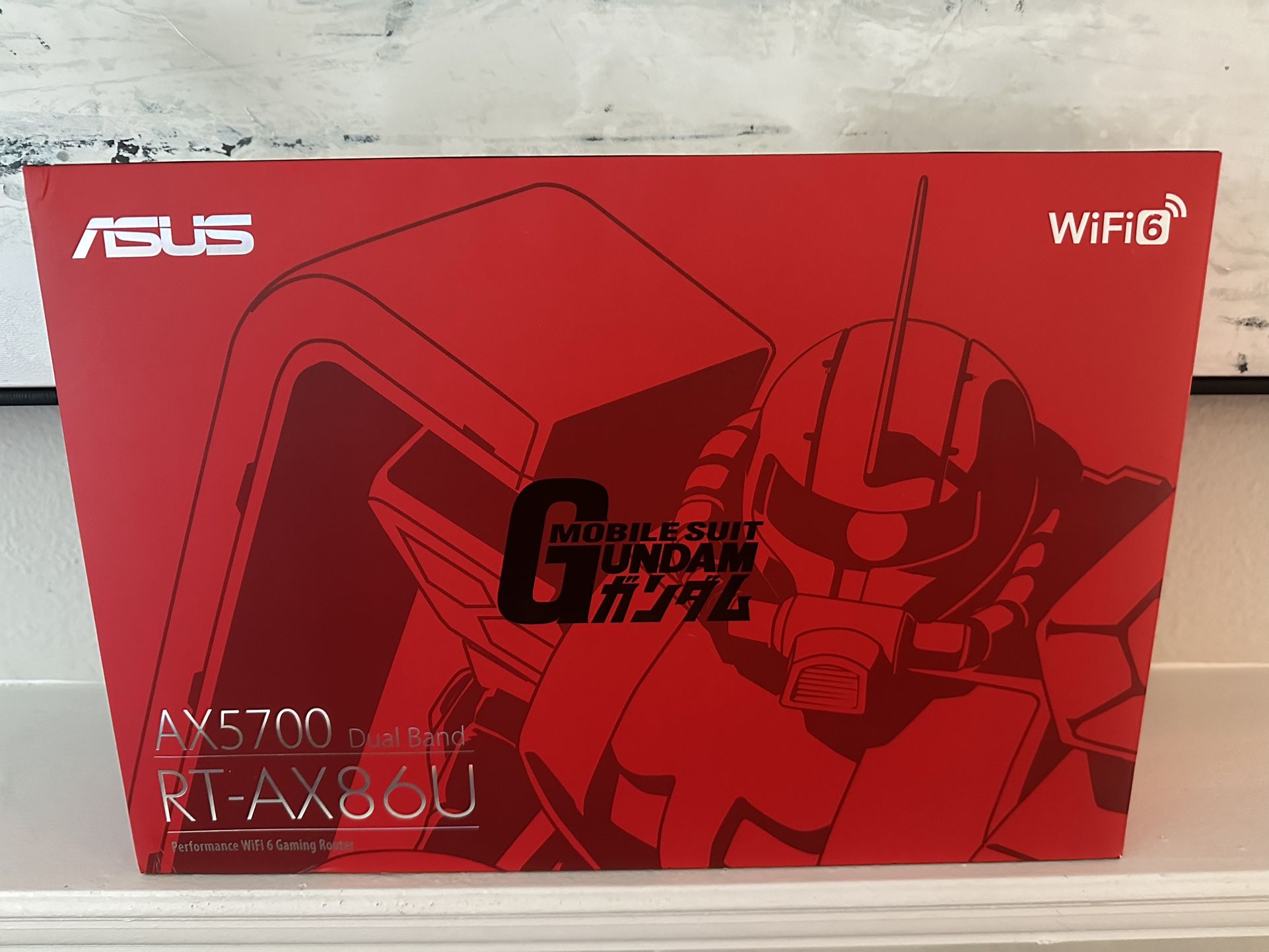 ASUS Gundam themed AX5700 WiFi 6 Router